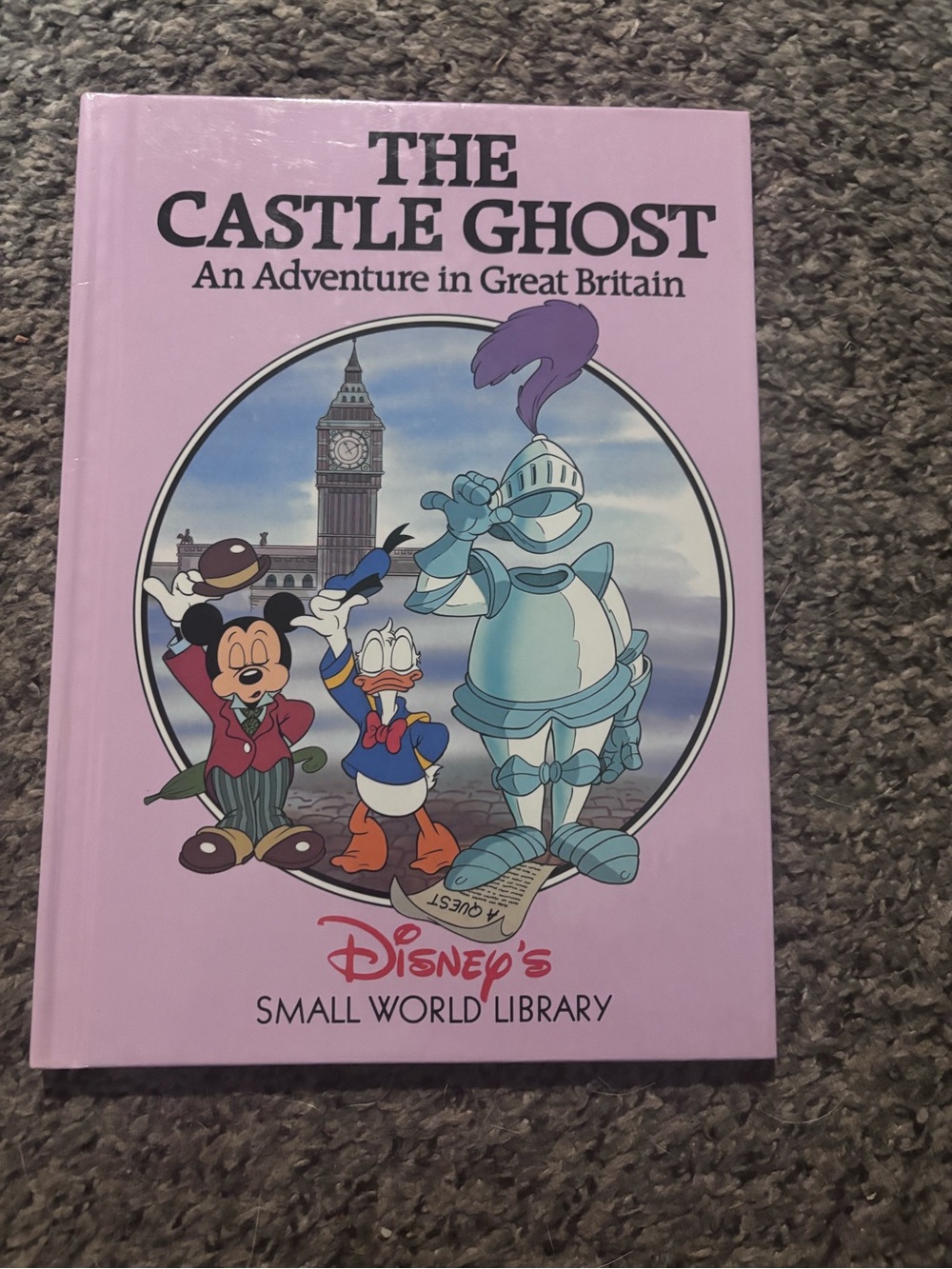 Disney Pink Hardcover: The Castle Ghost — Mickey & Donald with Knight